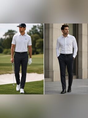 Black Under Armour Golf Pants - 34x36